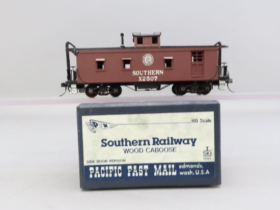 HO Brass Model - PFM SOU Southern Railway Wood Side Door Caboose
