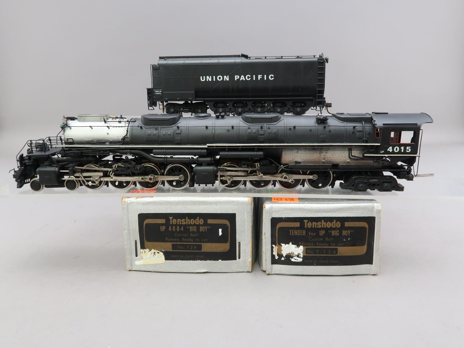 天賞堂 UP 4-8-8-4 BIG BOY w/Tender No.126 希少 天賞堂 UP 4-8-8-4 “BIG BOY” No.126 UNION PACIFIC アメリカ