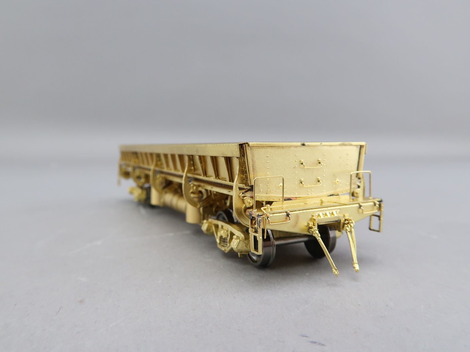 HO Brass Model - W&R Magor Side Dump Car - Unpainted - 1999 Run - Boo-Rim