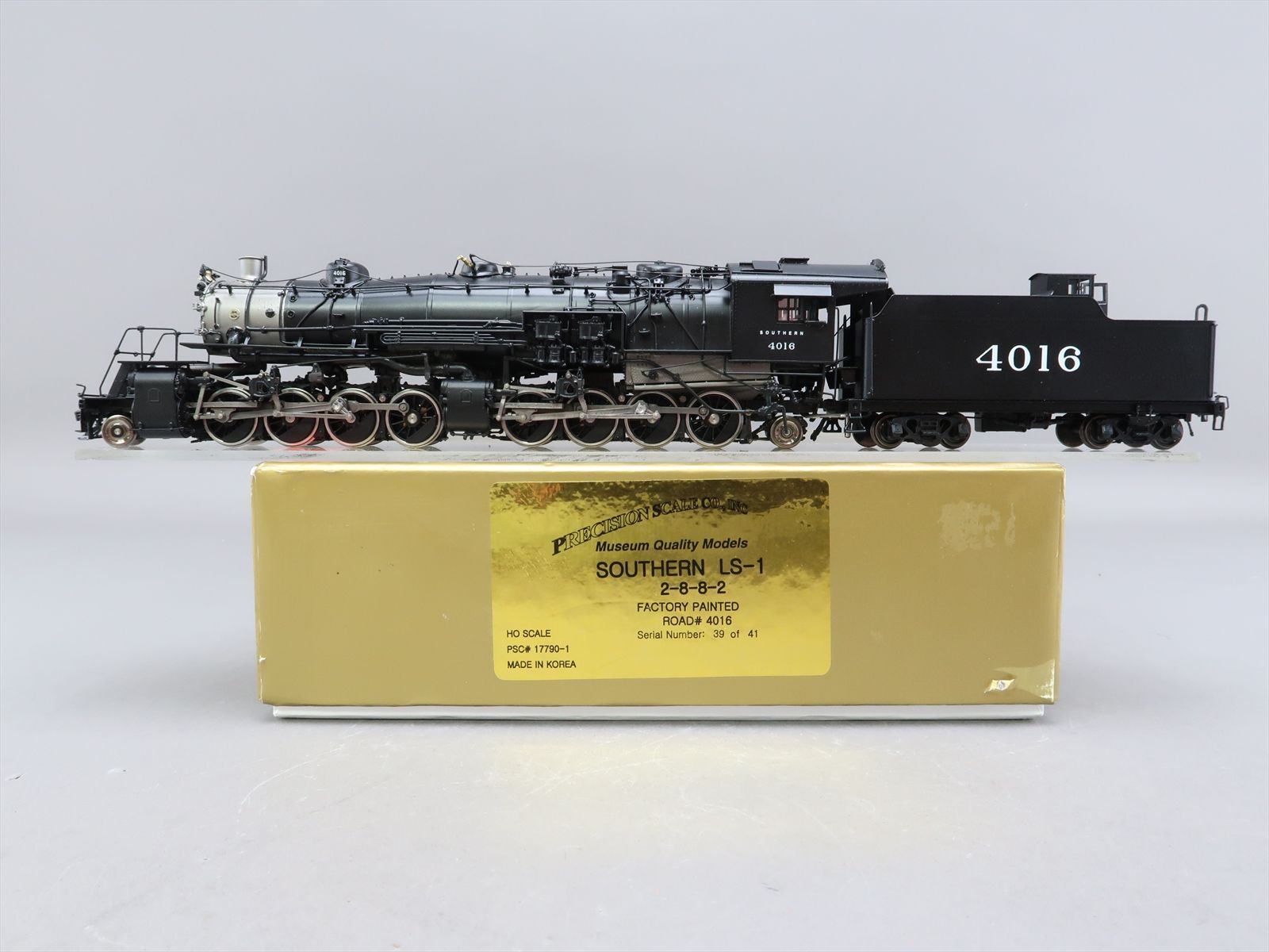 HO Brass Model - PSC 17790-1 SOU Southern LS-1 2-8-8-2 #4016 - F/P ...