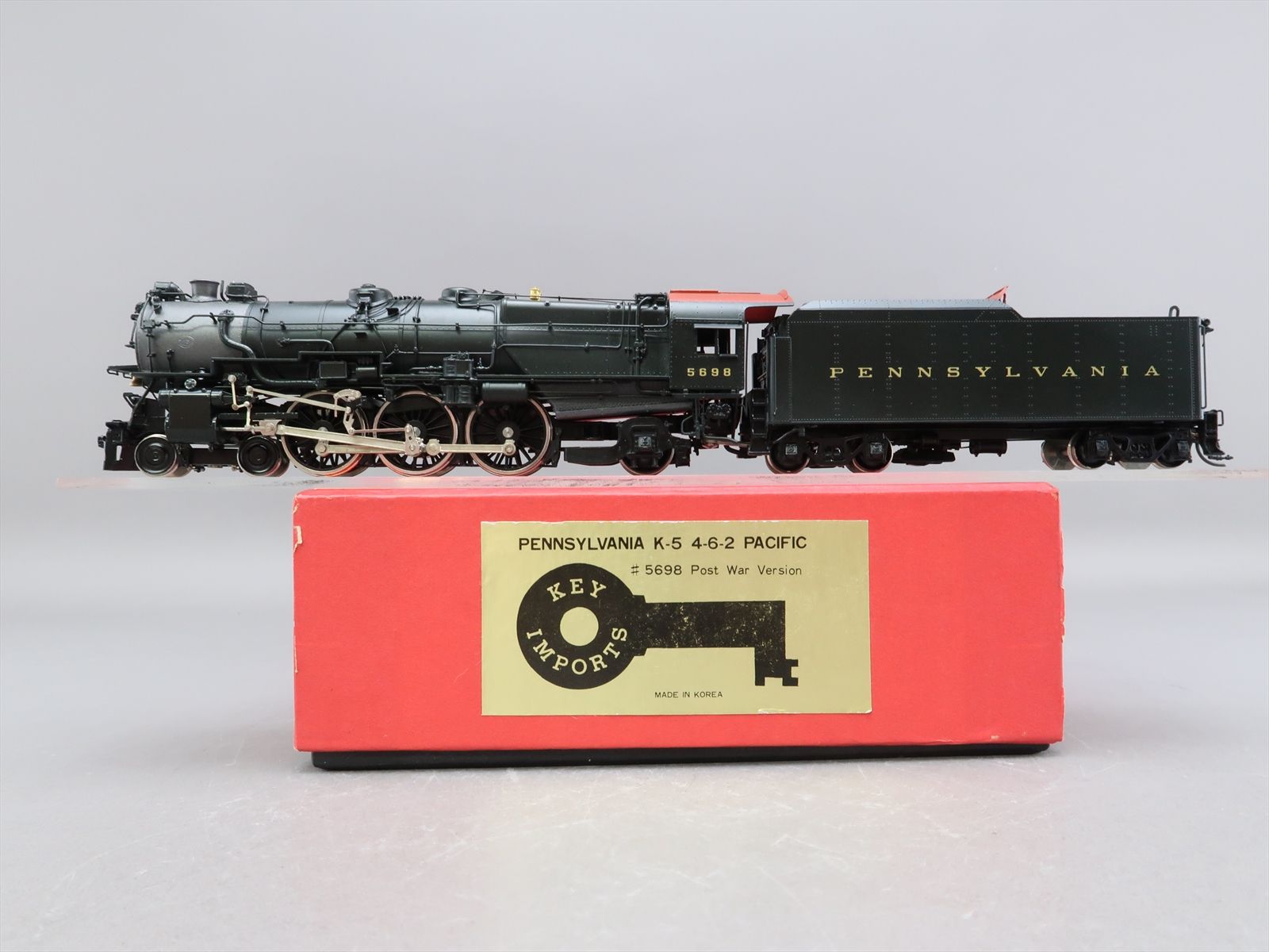 HO Brass Model - Key PRR Pennsylvania 4-6-2 K-5 Pacific #5698 Post War ...