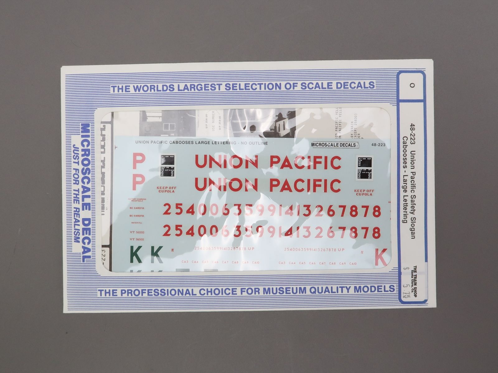 O Brass Model - OMI 0708 UP Union Pacific CA-10 Caboose Welded Body GSI ...