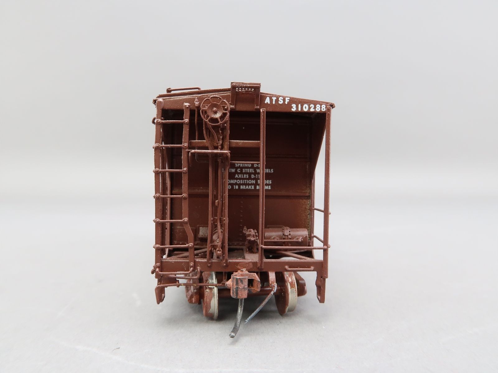 HO Brass Model - OMI 3113 AT&SF Santa Fe Covered Hopper Triangular ...