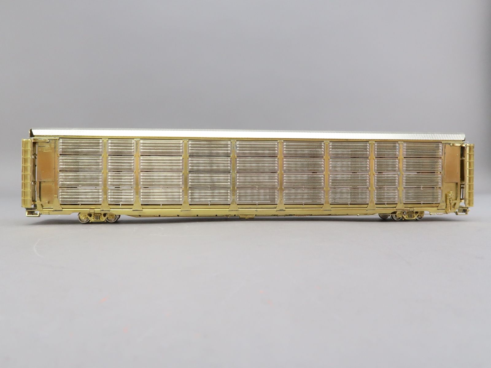 HO Brass Model - OMI 3119 Thrall Tri-Level Enclosed Auto Rack w/ Tall ...