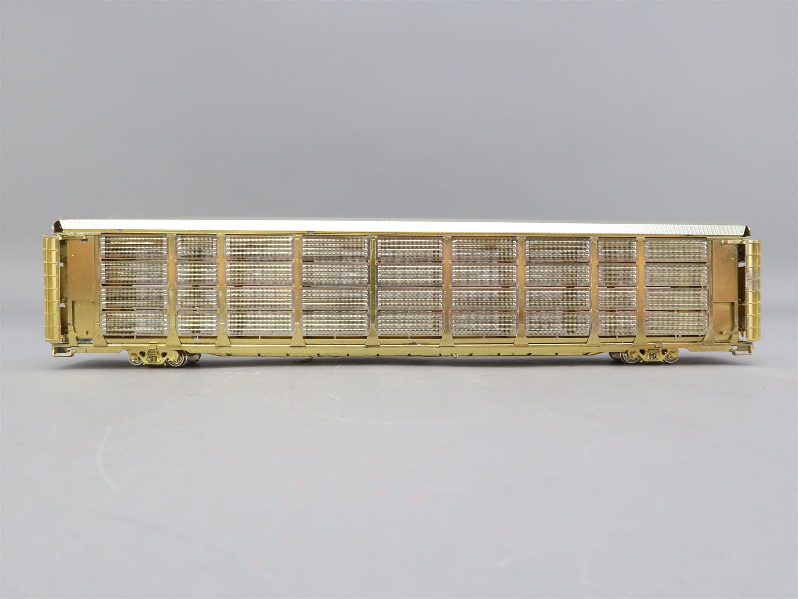 HO Brass Model - OMI 3119 Thrall Tri-Level Enclosed Auto Rack w/ Tall ...