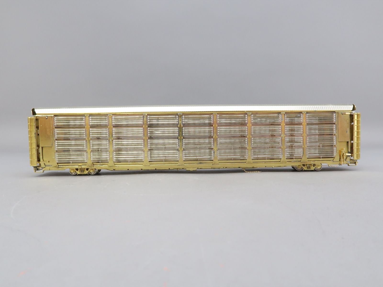 HO Brass Model - OMI 3119 Thrall Tri-Level Enclosed Auto Rack w/ Tall ...