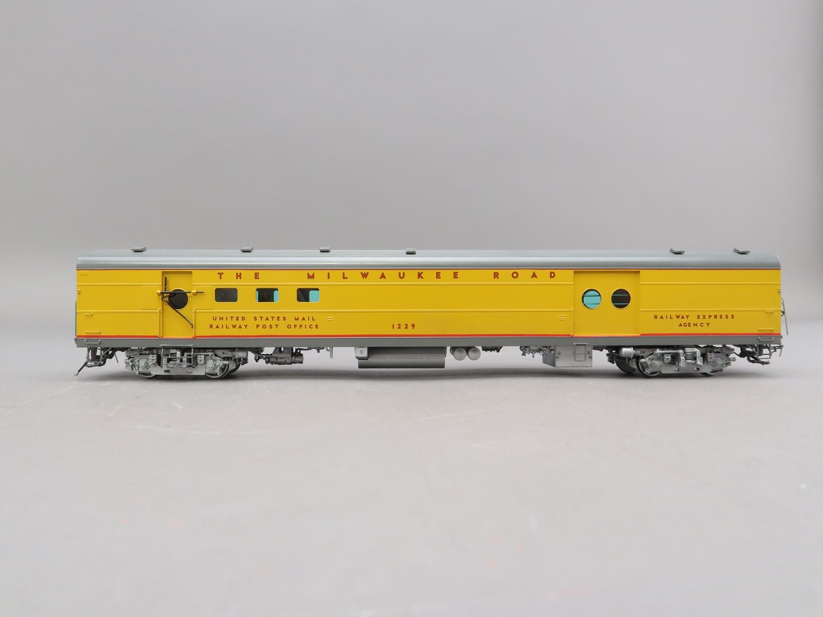 HO Brass Model - RWC MILW01 1957 Milwaukee Mail Express #1229 - F/P - Ajin