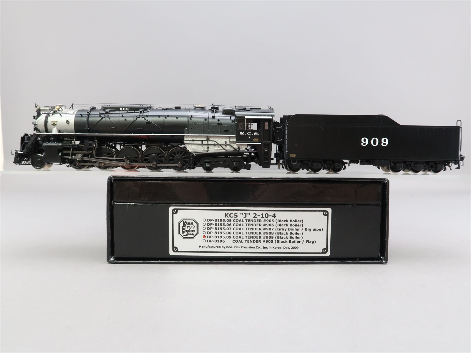 HO Brass Model - DP 8195.09 KCS Kansas City Southern J 2-10-4 Coal ...