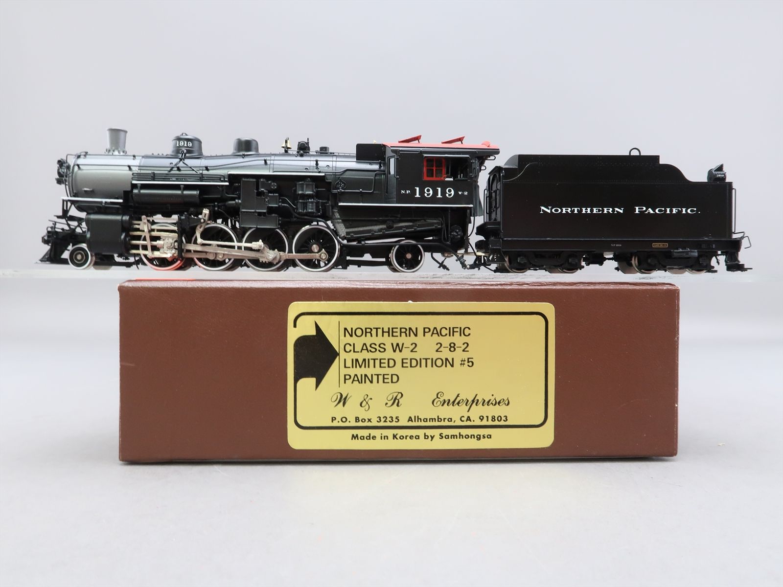 HO Brass Model - W&R NP Northern Pacific W-2 2-8-2 Limited Edition #5 ...