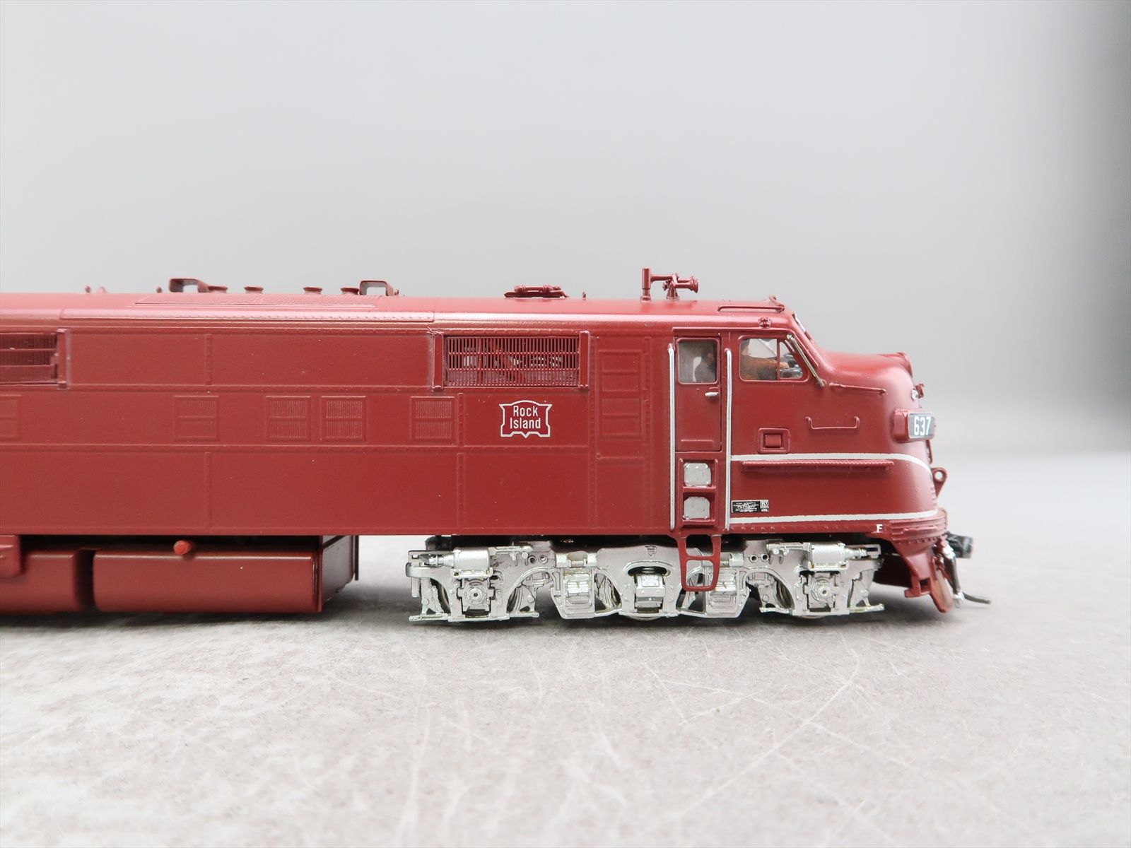 HO Brass Model - OMI 6129 RI Rock Island E7 E7A #637 After Conversion ...