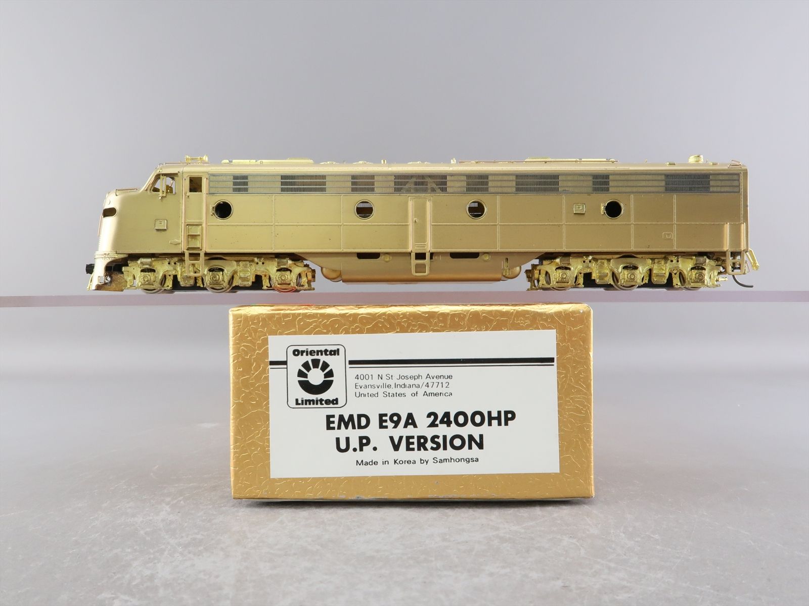 HO Brass Model - Oriental UP Union Pacific E9 E9A - Unpainted - 1986 ...