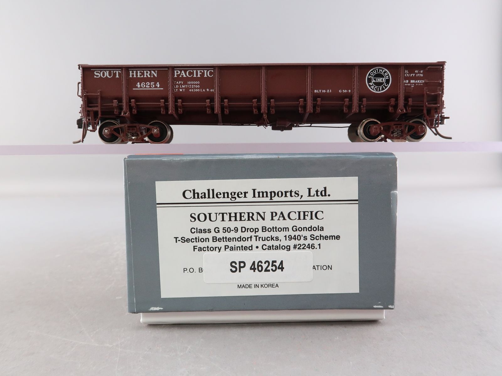 HO Brass Model - CIL 2248.1 SP Southern Pacific G 50-12 Drop Bottom ...
