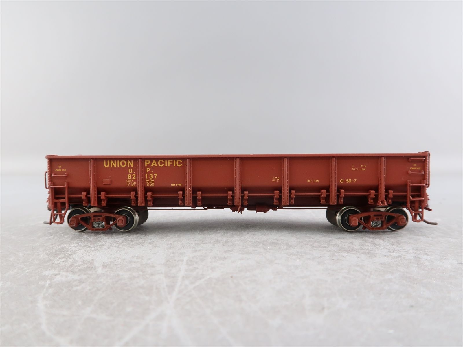 HO Brass Model - CIL 2250.1 UP Union Pacific G 50-7 Drop Bottom Gondola ...