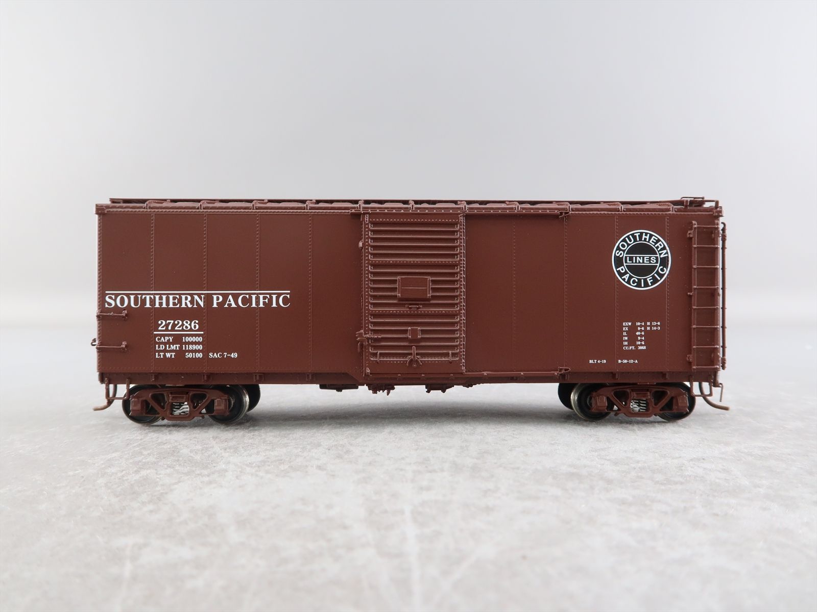 HO Brass Model - CIL 2512.1 SP Southern Pacific B-50-12-A Steel Rebuilt ...