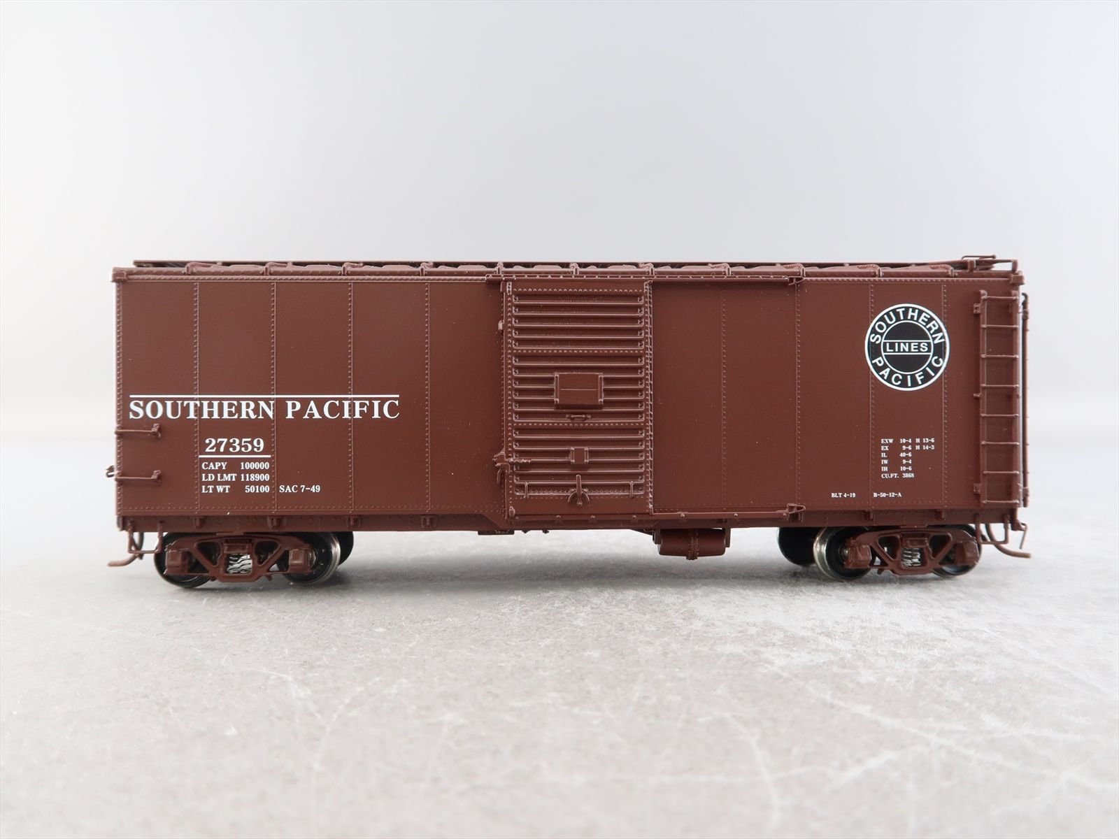 HO Brass Model - CIL 2512.1 SP Southern Pacific B-50-12-A Steel Rebuilt ...