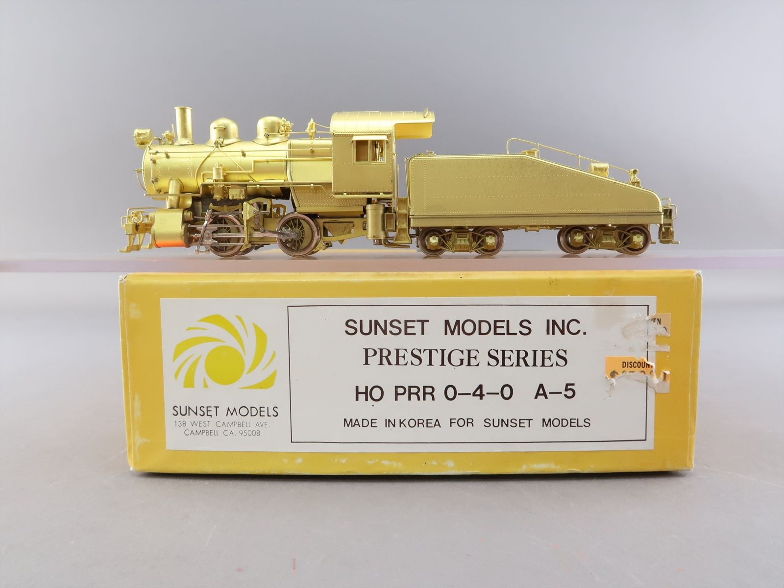HO Brass Model - Sunset PRR Pennsylvania A-5 0-4-0 Switcher - Unpainted ...