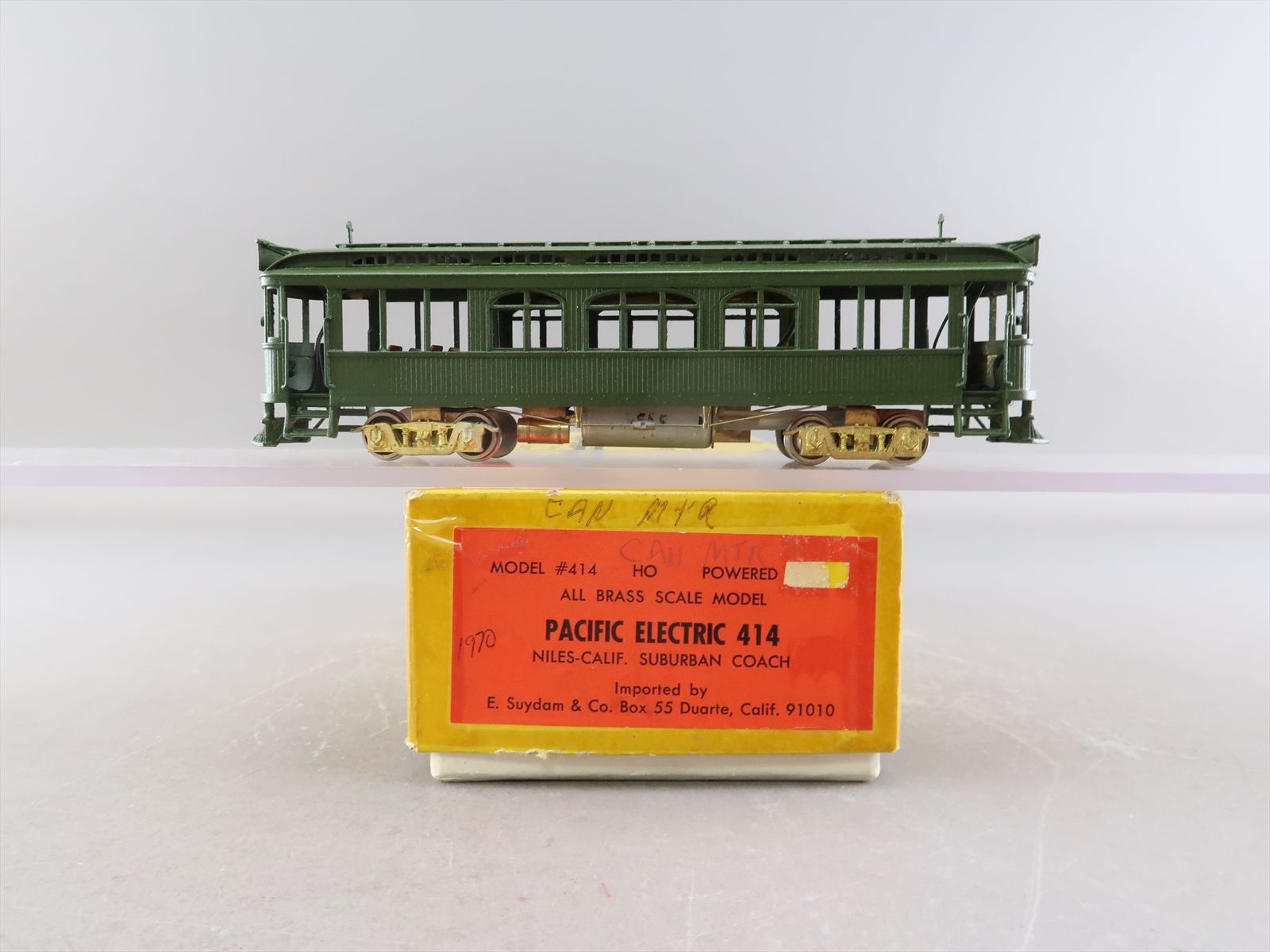 HO Brass Model - Suydam 414 PE Pacific Electric Niles California ...