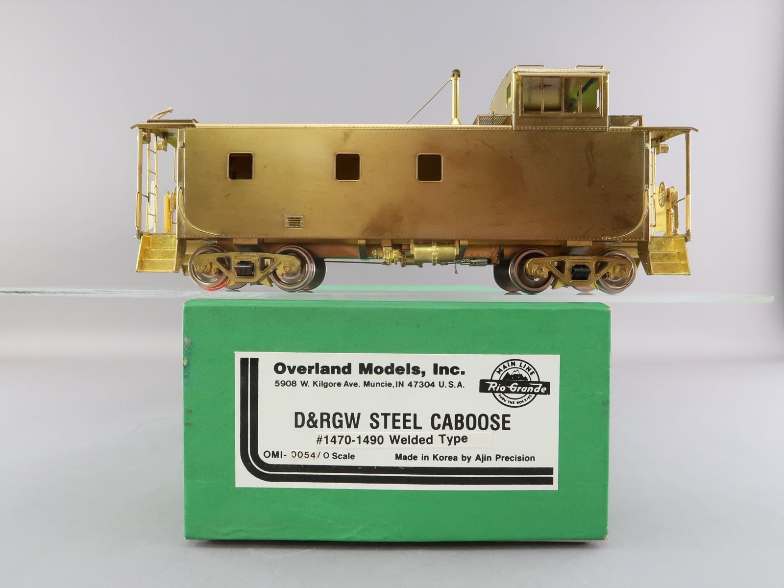 O Brass Model - OMI 0054 D&RGW Rio Grande Steel Caboose Welded Type ...