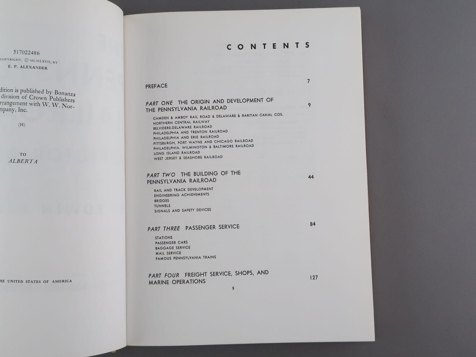 Railroad Book: The Pennsylvania Railroad - Edwin Alexander - 248 pgs