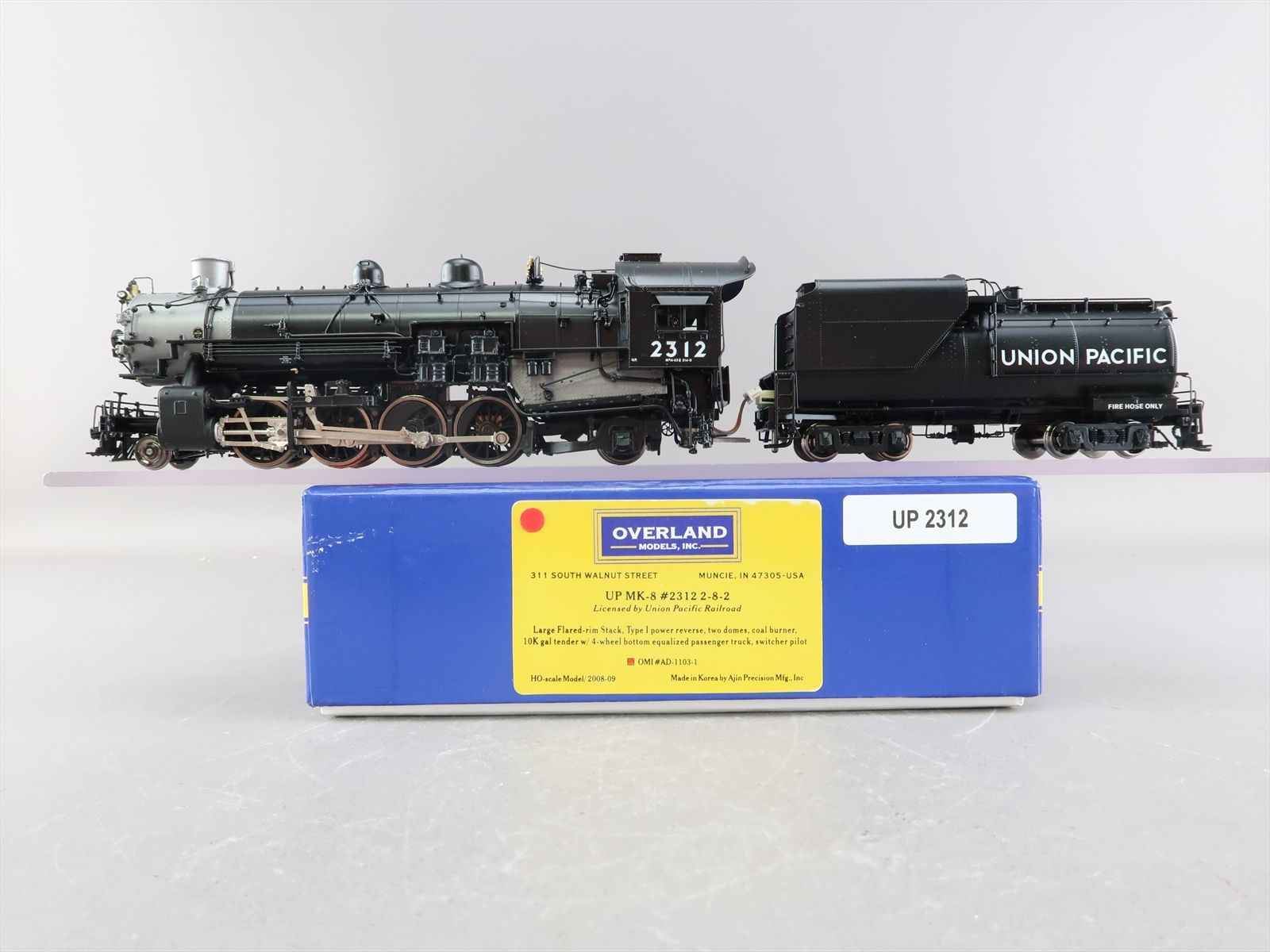 HO Brass Model - OMI AD-1103-1 UP Union Pacific MK-8 2-8-2 #2312 - F/P ...