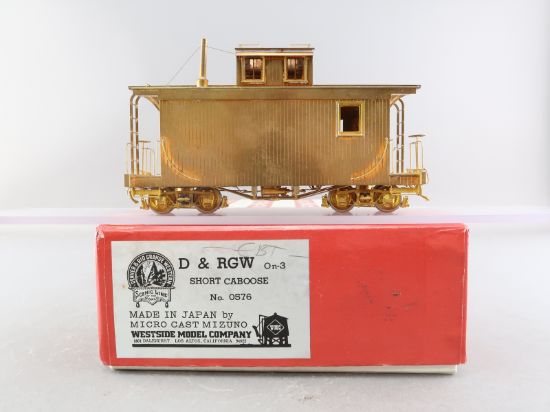 PFM Sn3 D&RGW SHORT CABOOSE 完成品 D&RGW