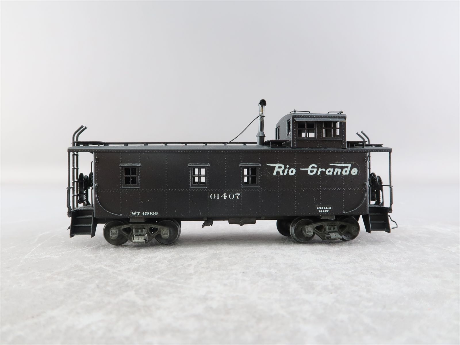 HO Brass Model - PFM D&RGW Rio Grande 1400 Original Steel Caboose ...