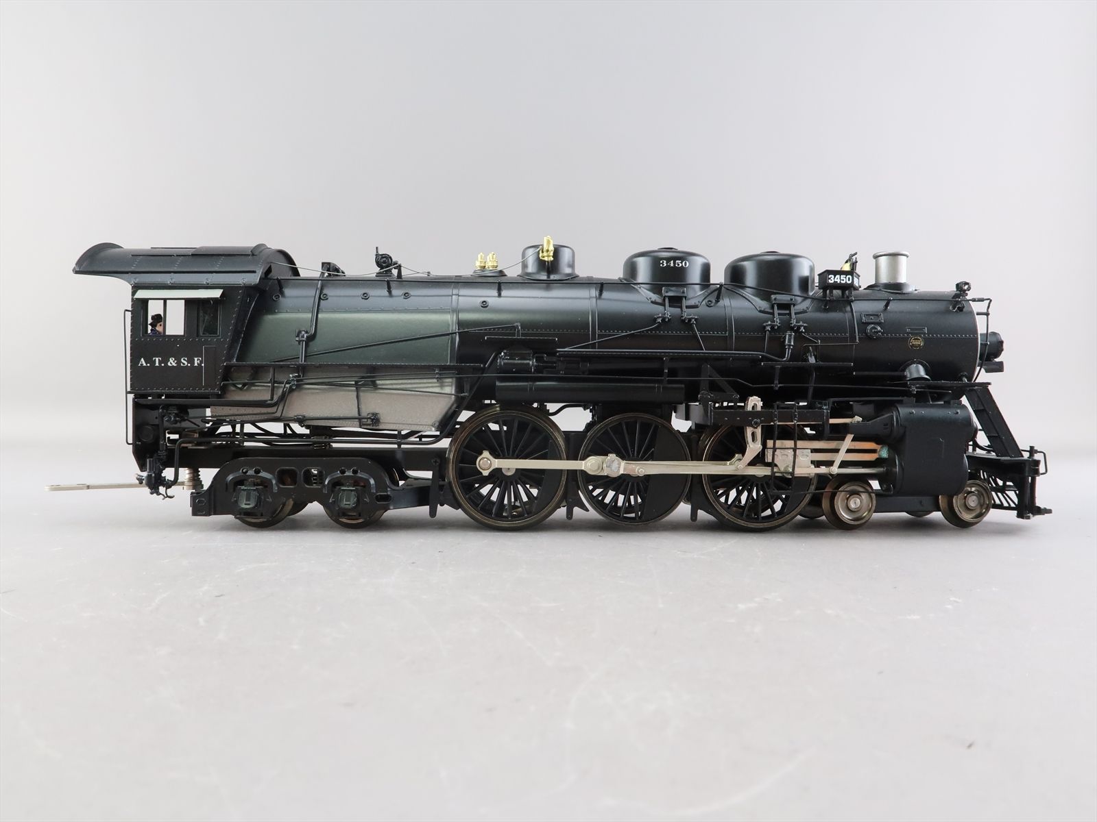 O 3 Rail Brass Model - Pecos 3 Rail 4009S AT&SF Santa Fe 464 #3450 - F ...