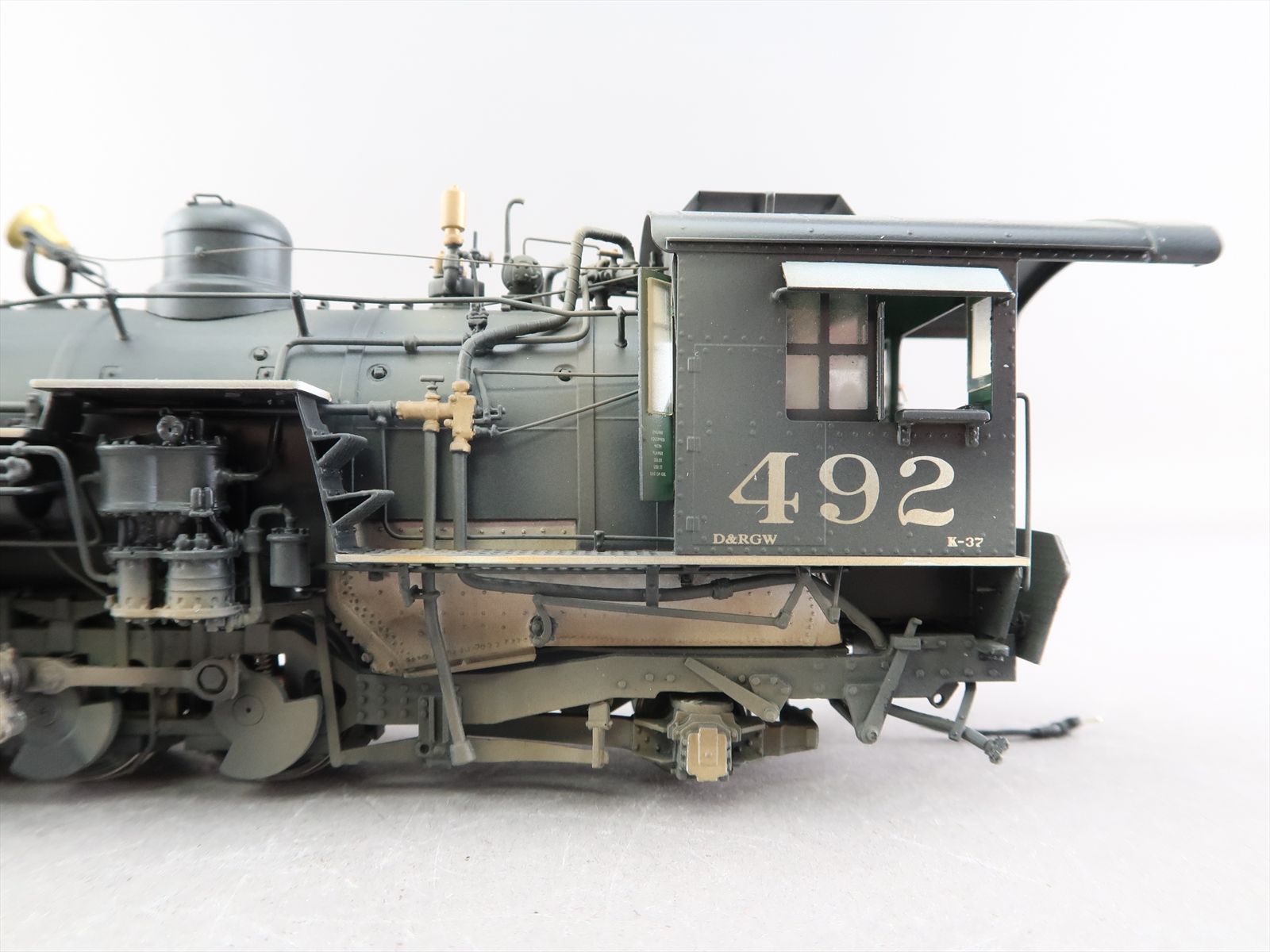 Sn3 Brass Model - P-B-L D&RGW Rio Grande K-37 2-8-2 1940's #492 - F/P ...