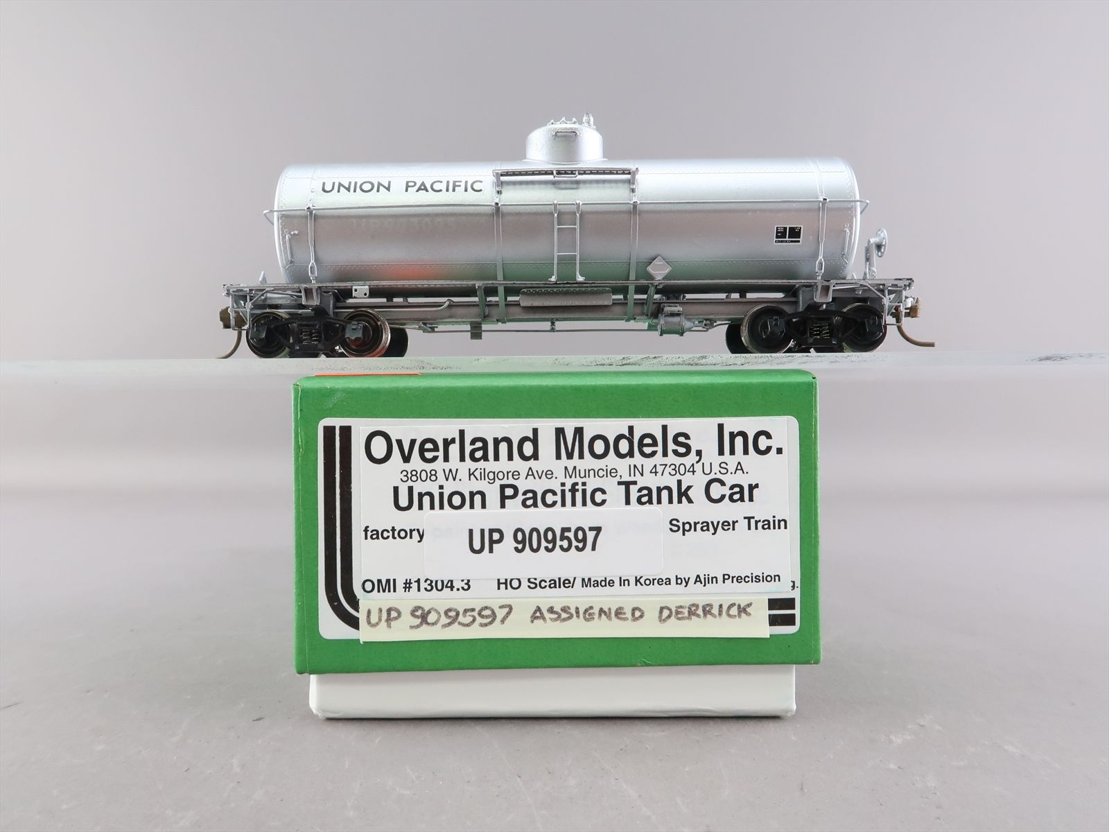 HO Brass Model - OMI 1304.3 UP Union Pacific Tank Car MOW Weed Sprayer ...