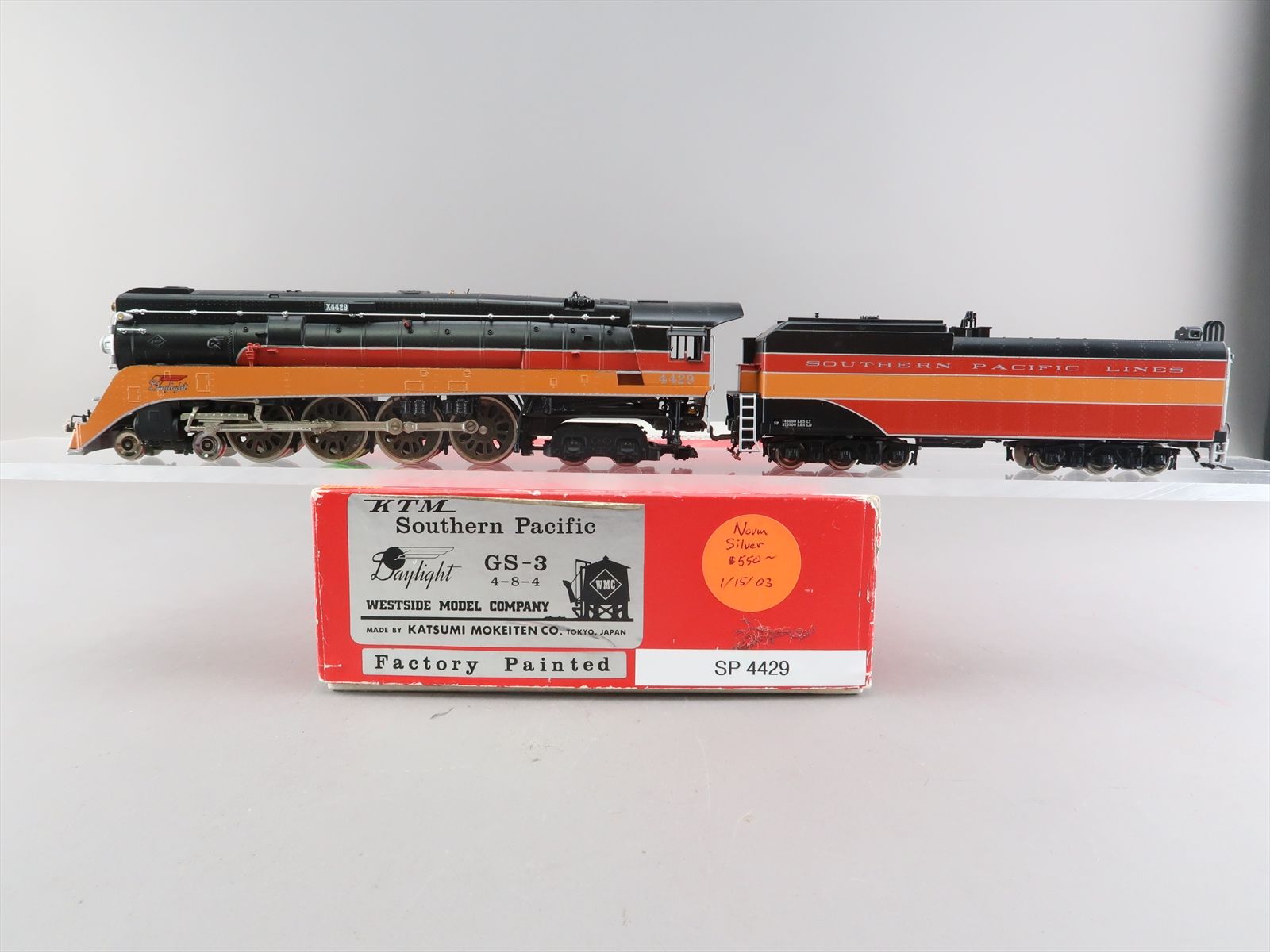 KTM カツミ Southern Pacific AC-4 4-8-8-2 ? 蒸気機関車 (6500-755) 格安 ジャンク カツミ KTM Southern Pacific AC-12 4-8-8-2 蒸気機関車