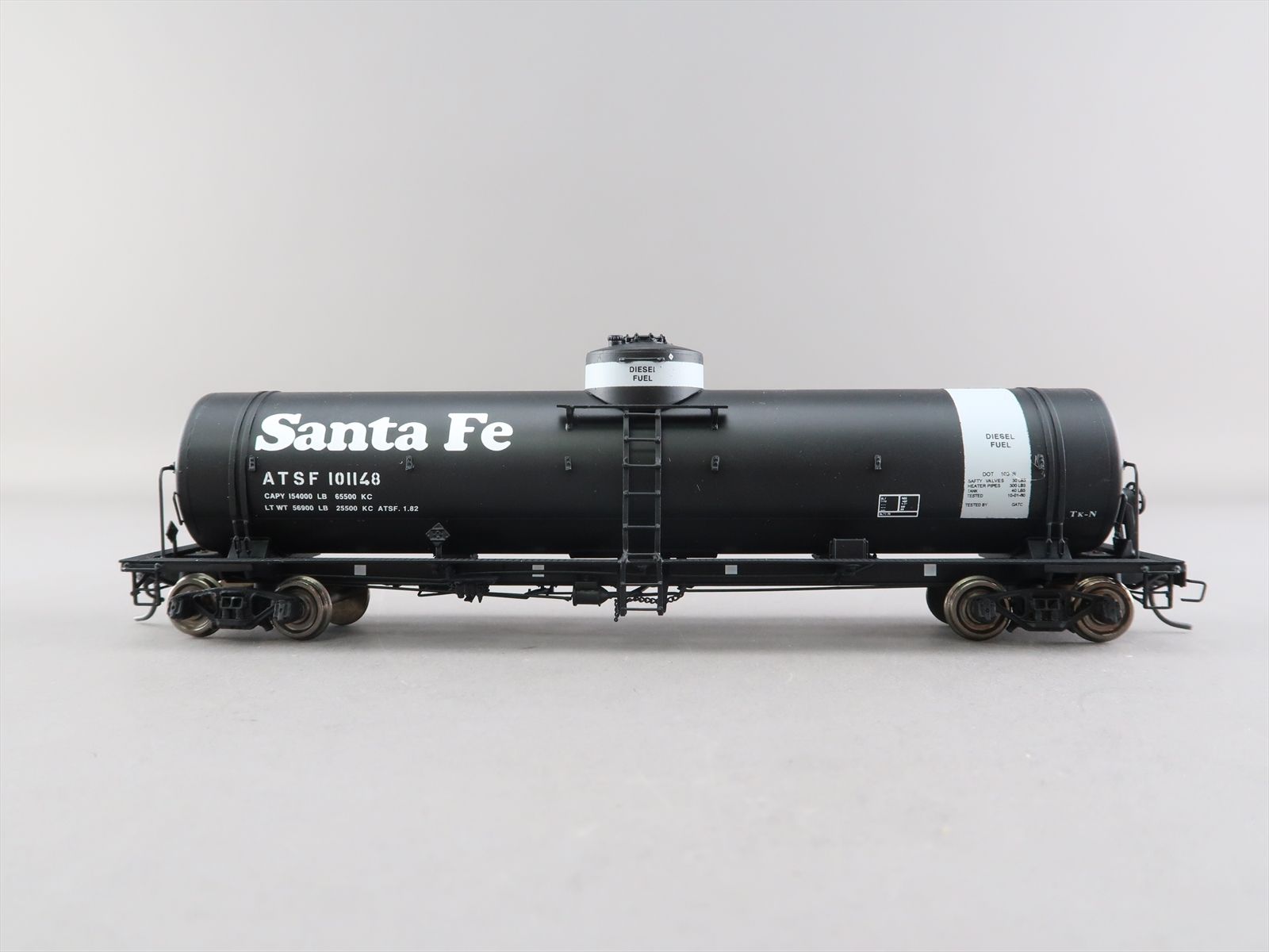 HO Brass Model - DP 5543 ATSF Santa Fe Tank Car TK-N #101148 - F/P ...