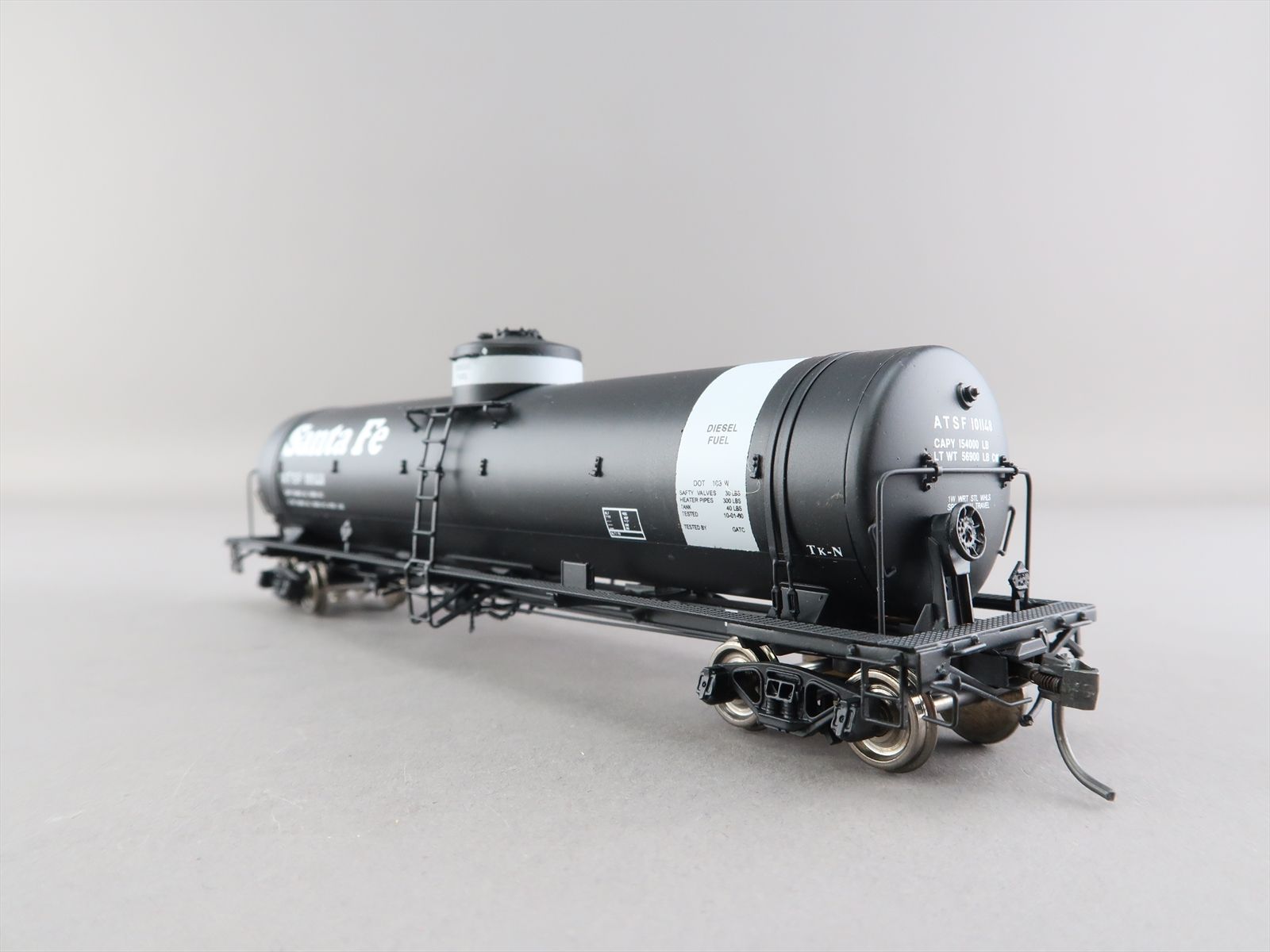 HO Brass Model - DP 5543 ATSF Santa Fe Tank Car TK-N #101148 - F/P ...