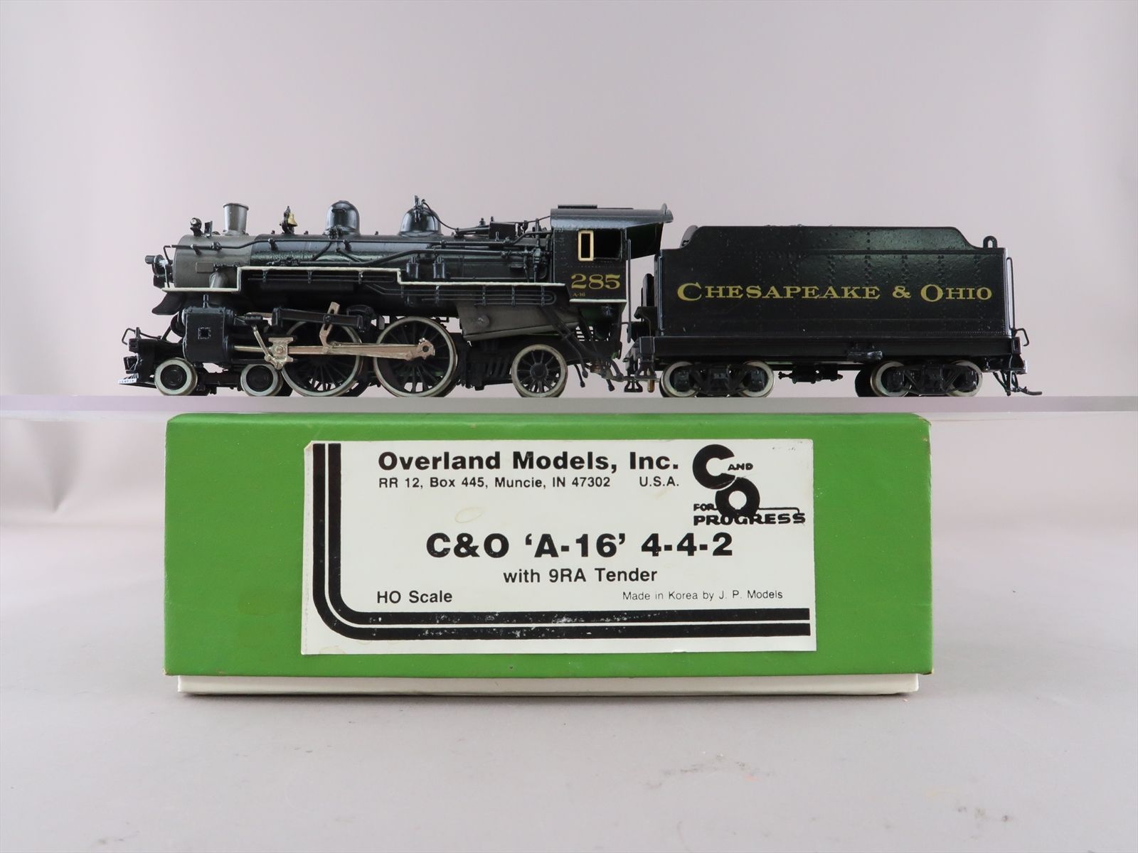 HO Brass Model - OMI 1435 C&O Chesapeake & Ohio A-16 4-4-2 #285 ...