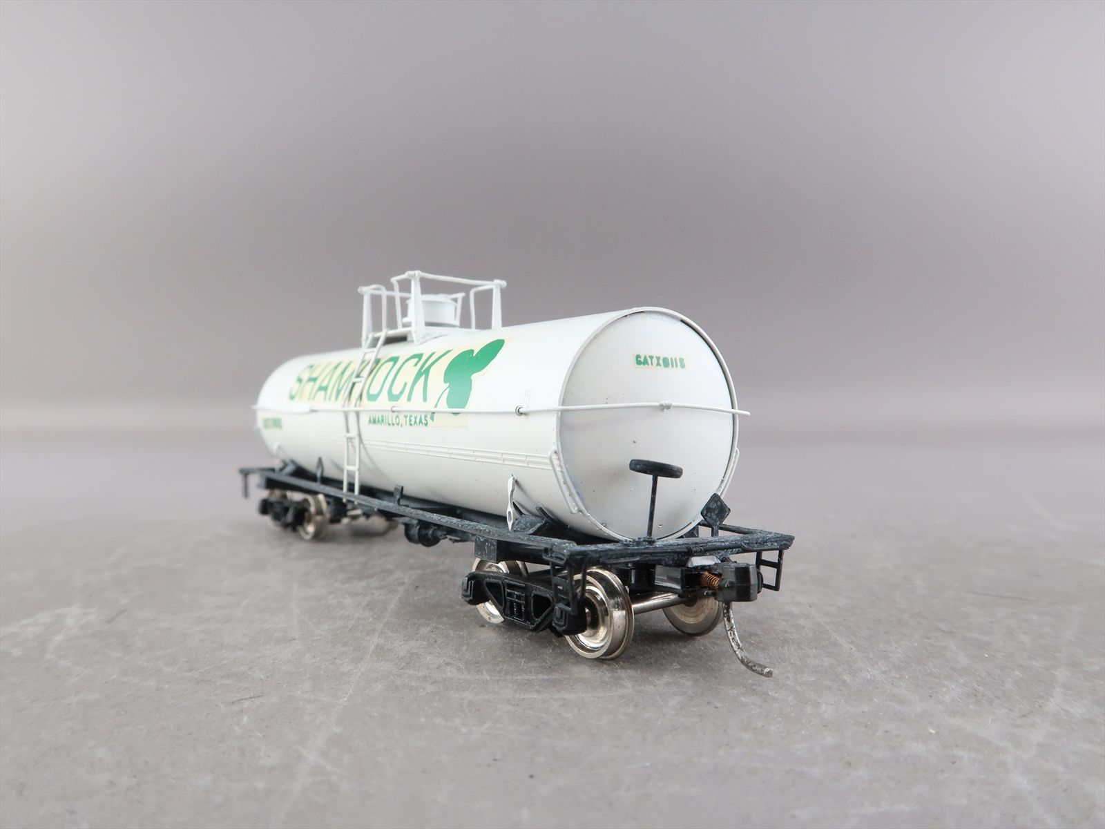 HO Brass Model - PSC 15652-4 12,000 Gallon Tank Car GATX Shamrock #6115 ...