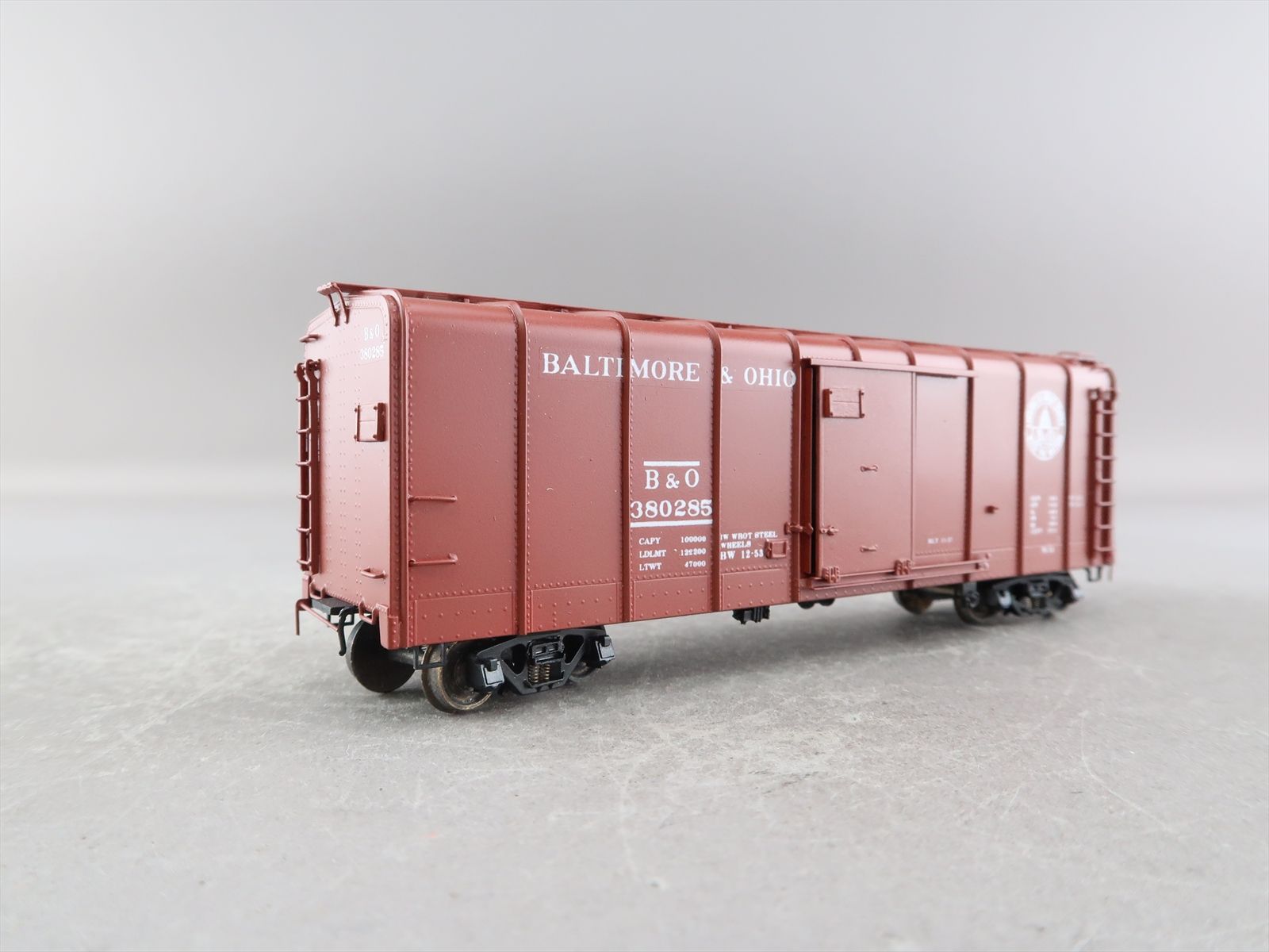 HO Brass Model PSC Precision Scale 15744.1 B&O Baltimore & Ohio M53 Box Car 380287 F/P