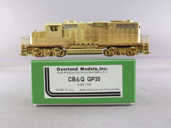 061558-HO Brass Model Train - OMI 5697.1 Overland Milwaukee Hiawatha Erie- Built A-B-A Diesel Set #5 