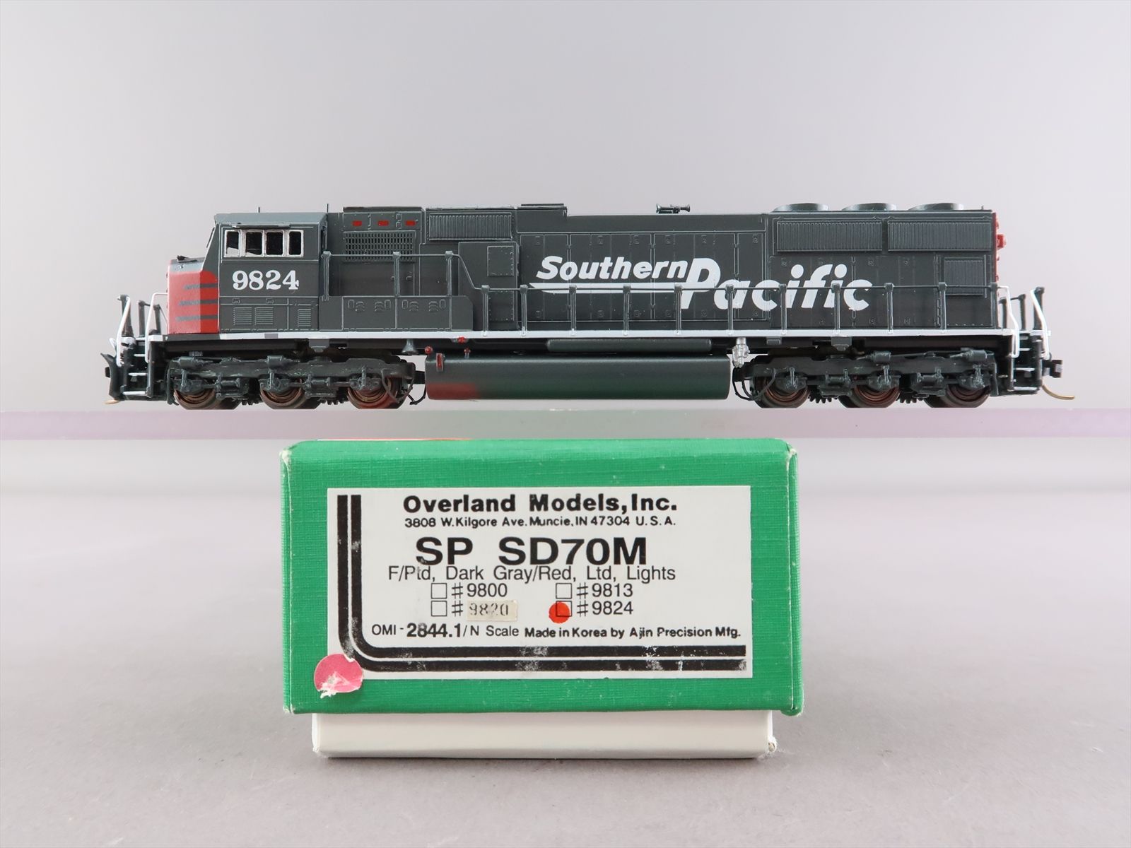 N Brass Model - OMI 2844.1 SP Southern Pacific SD70M #9824 - F/P - 1998 ...