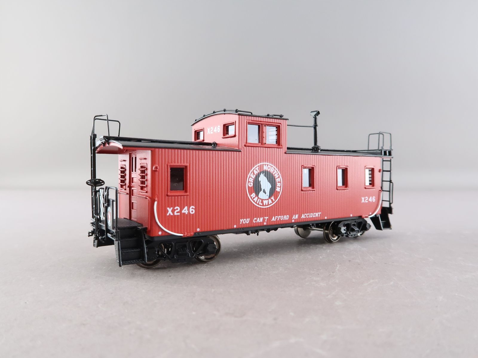 HO Brass Model - OMI 3954.1 GN Great Northern 30' Wood Caboose #X246 ...