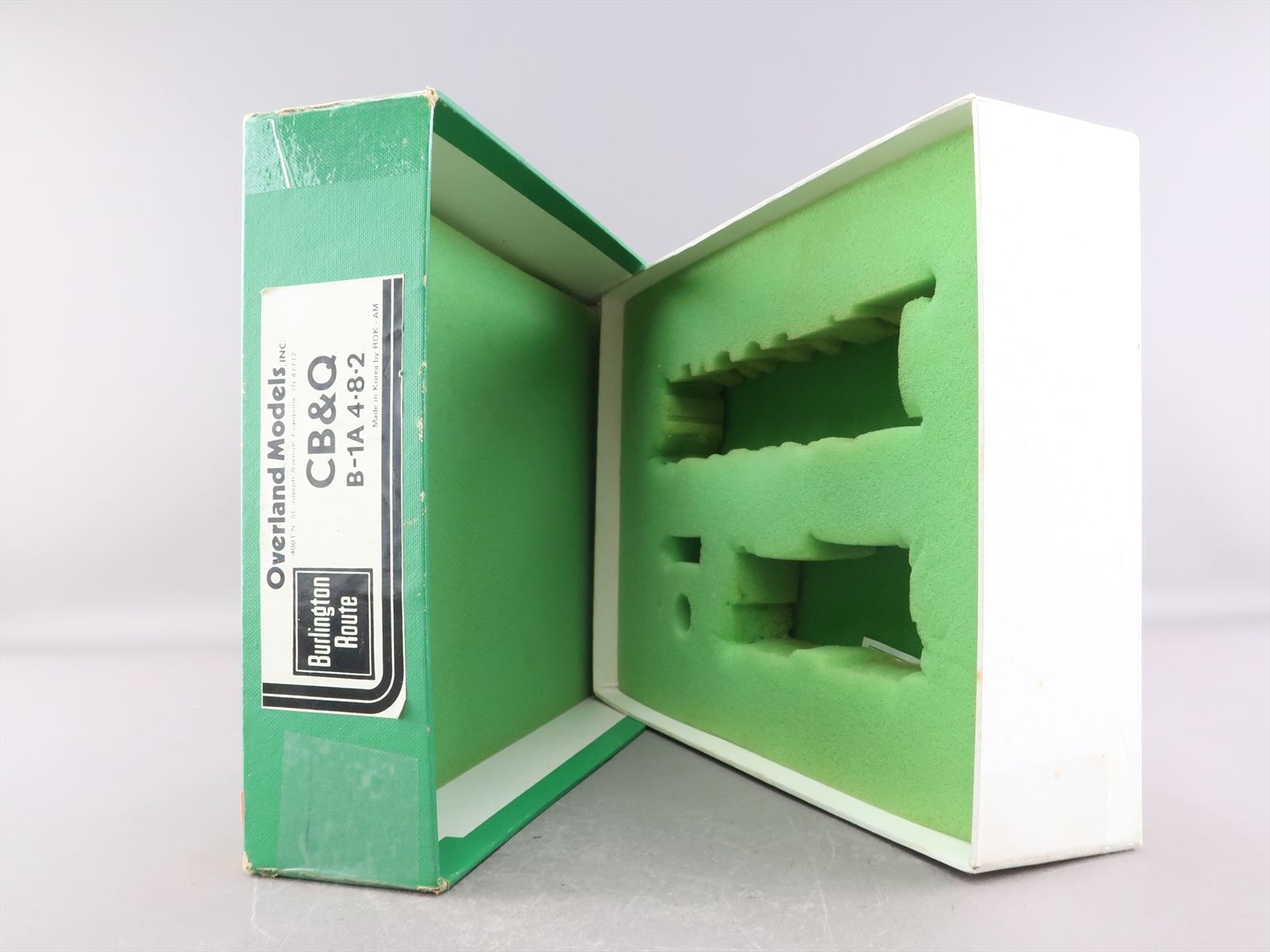 HO Brass Model - OMI 1406 CB&Q Burlington B-1a 4-8-2 - Unpainted - 1978 ...