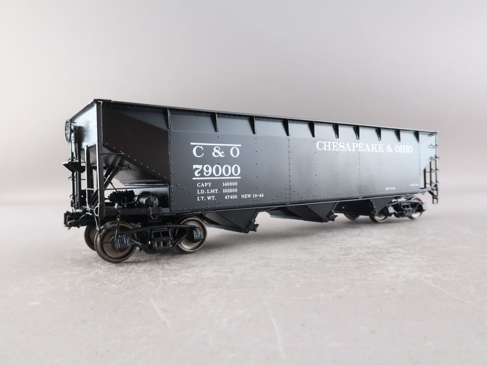 O Brass Model - PSC 17217-8 C&O Chesapeake & Ohio 70-Ton Triple Bay 3 ...