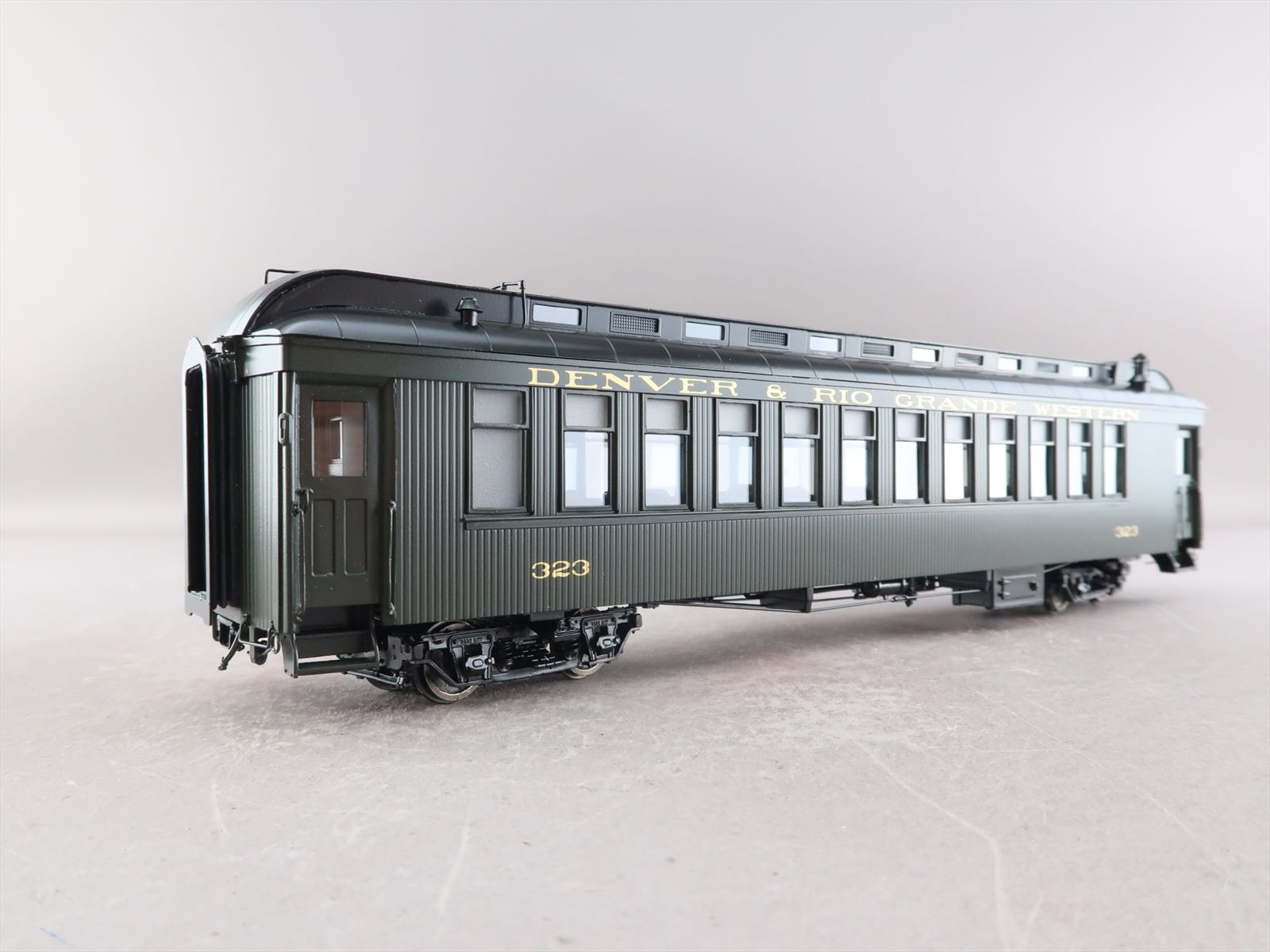 On3 Brass Model - PSC 17185-1 D&RGW Rio Grande Coach Green #323 - F/P ...