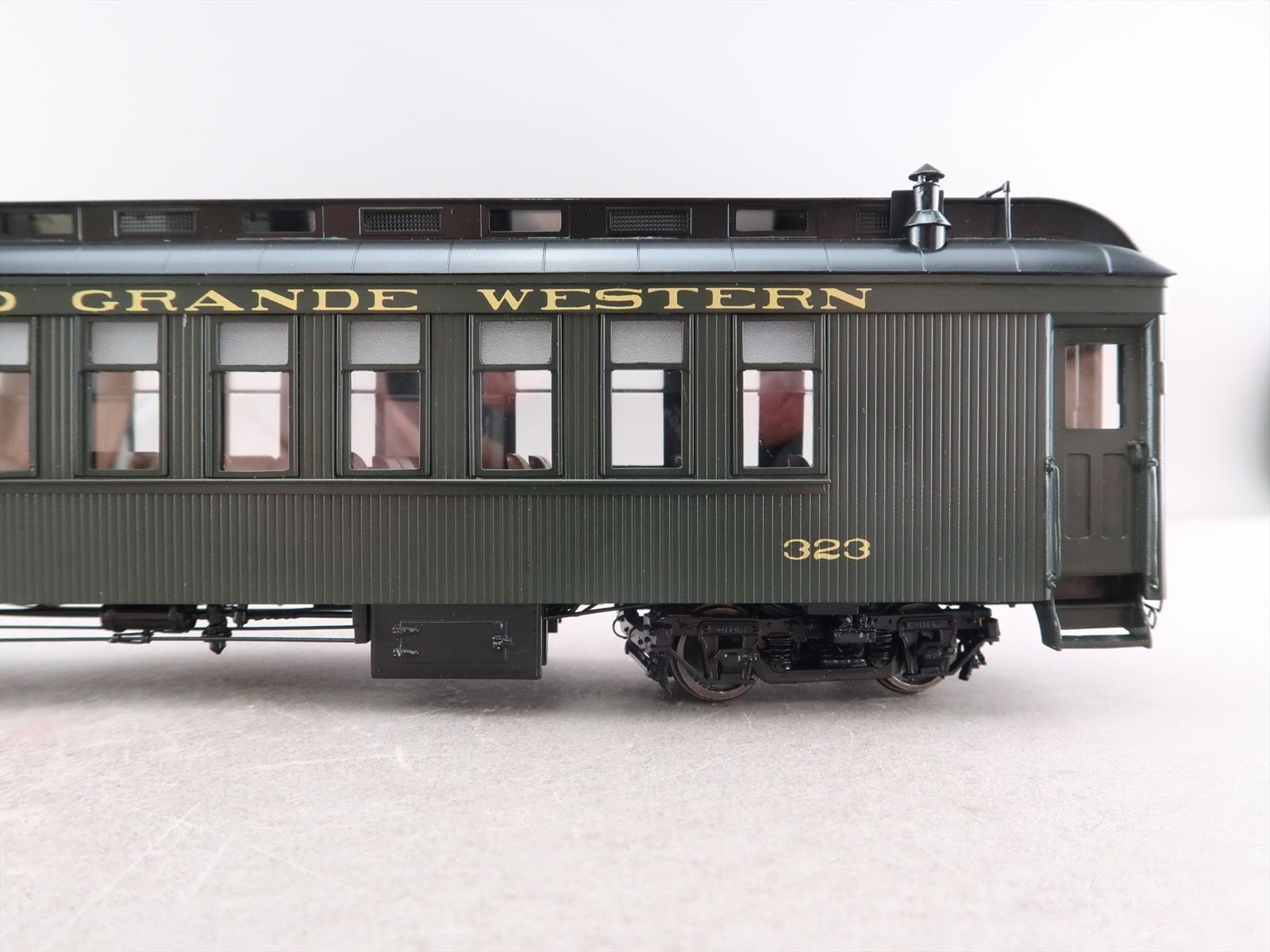 On3 Brass Model - PSC 17185-1 D&RGW Rio Grande Coach Green #323 - F/P ...
