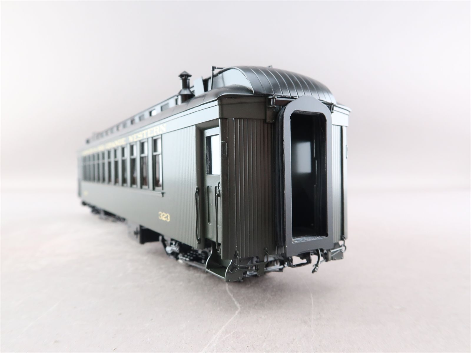 On3 Brass Model - PSC 17185-1 D&RGW Rio Grande Coach Green #323 - F/P ...