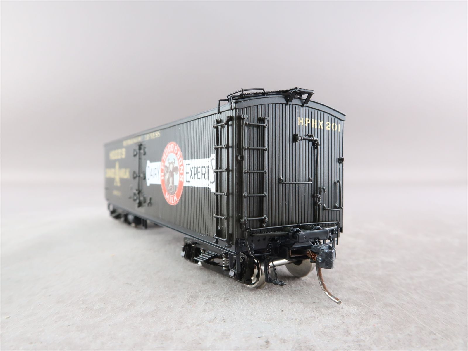 HO Brass Model - PSC Pfaudler Hoods 41' Round Roof Milk Car #201 - F/P ...