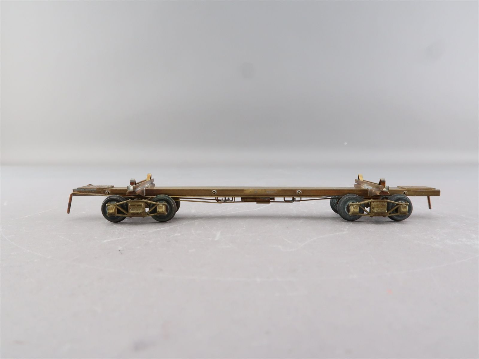 HO Brass Model - NWSL 43' Skeleton Log Car with Brass Trucks ...