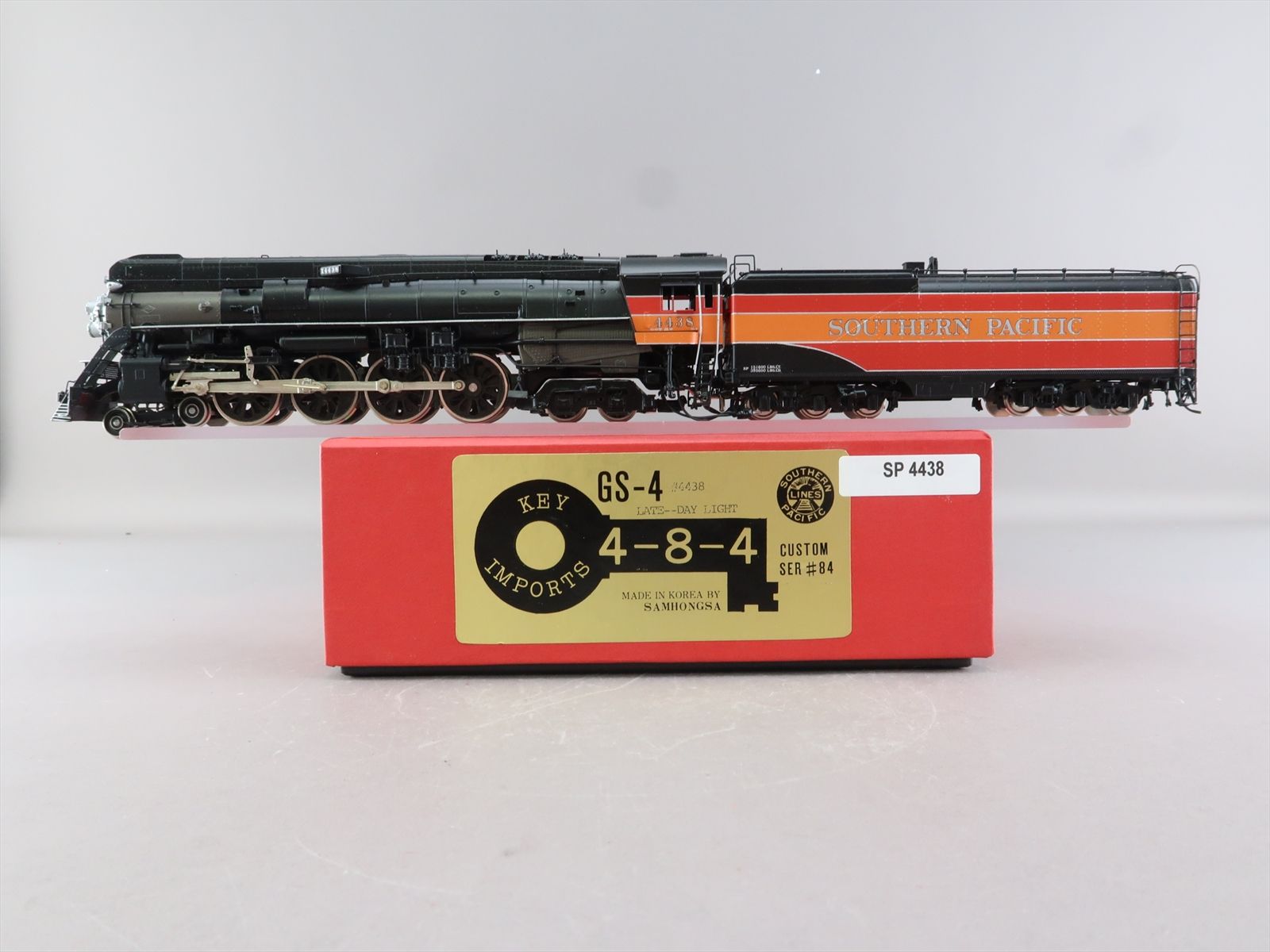 HO Brass Model - Key CS#84 SP Southern Pacific 4-8-4 GS-4 #4438 Late ...