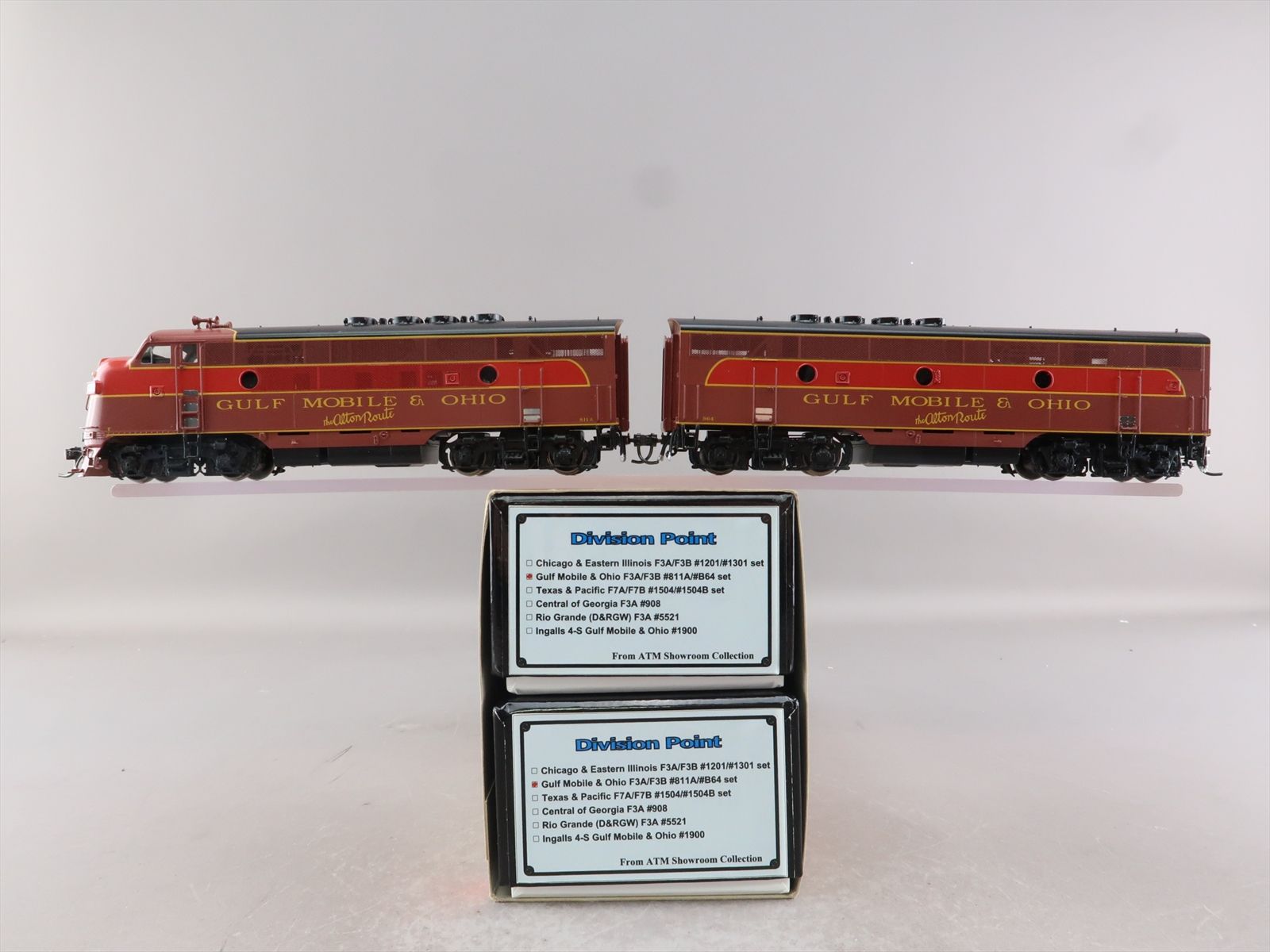 HO Brass Model - DP 2038 GM&O Gulf Mobile & Ohio F3 F3A F3B Alton Route ...